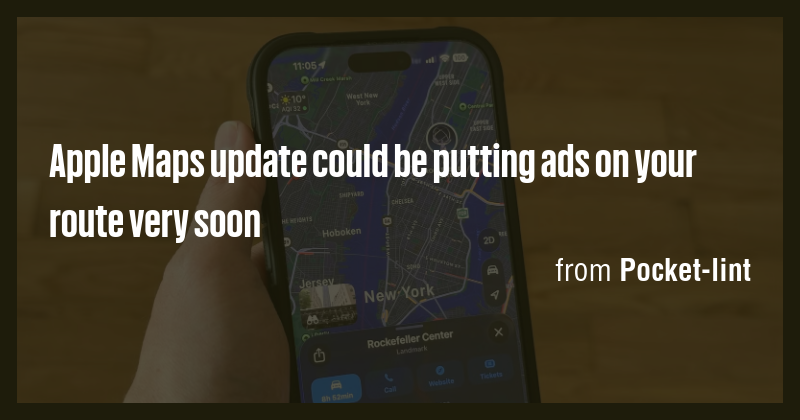 Apple Maps update could be putting ads on your route very soon - Briefly