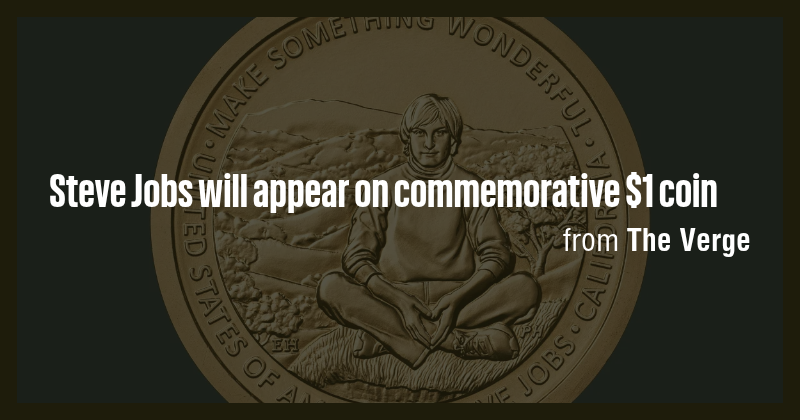 Steve Jobs will appear on commemorative $1 coin - Briefly