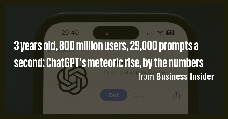 3 years old, 800 million users, 29,000 prompts a second: ChatGPT's ...