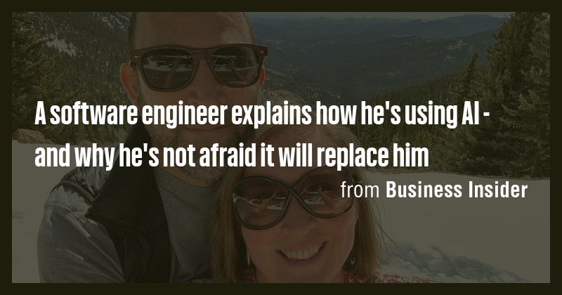 A software engineer explains how he's using AI - and why he's not ...