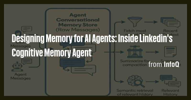 Designing Memory for AI Agents: Inside Linkedin's Cognitive Memory ...