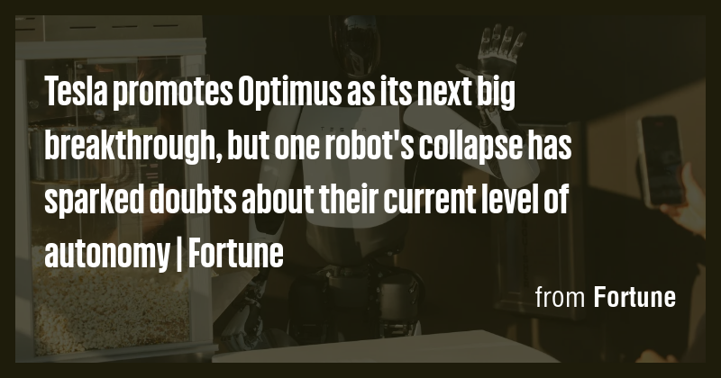 Tesla promotes Optimus as its next big breakthrough, but one robot's ...