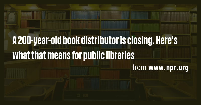 A 200-year-old book distributor is closing. Here's what that means for ...