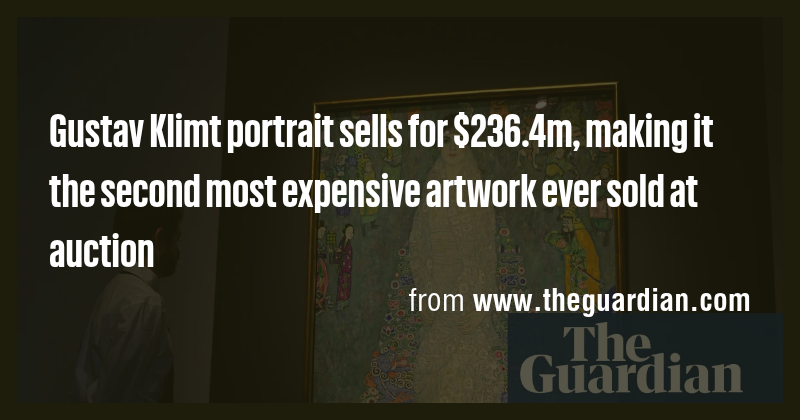 Gustav Klimt portrait sells for $236.4m, making it the second most ...