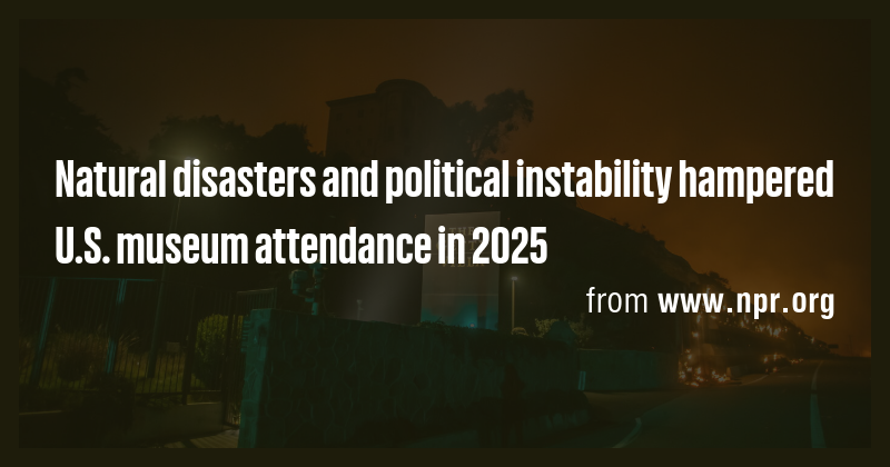 Natural disasters and political instability hampered U.S. museum ...