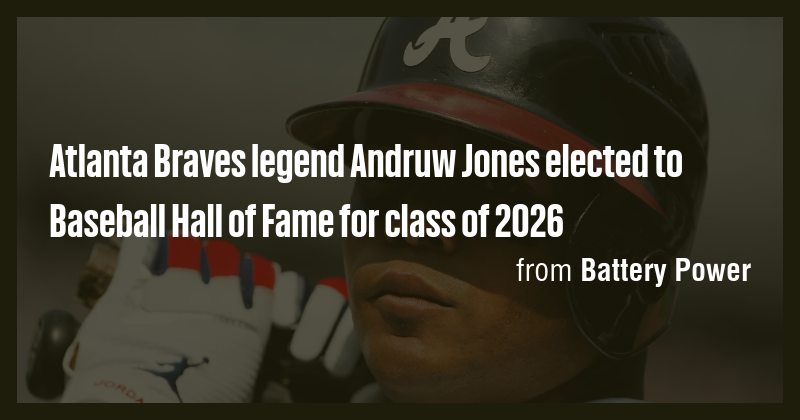 Atlanta Braves legend Andruw Jones elected to Baseball Hall of Fame for ...