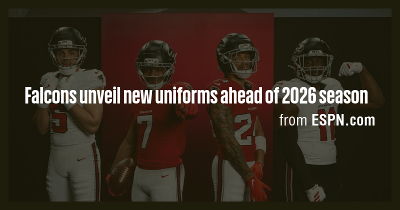 Falcons unveil new uniforms ahead of 2026 season - Briefly