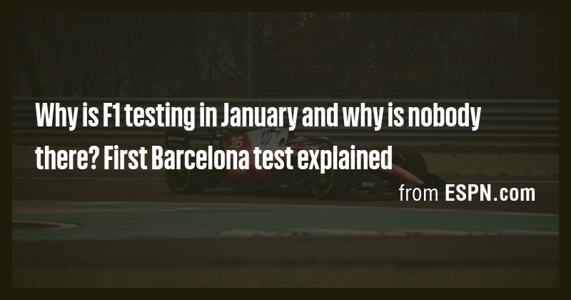 Why is F1 testing in January and why is nobody there? First Barcelona ...