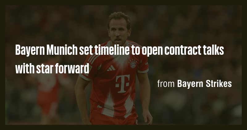 Harry Kane to Extend FC Bayern Contract Beyond 2027