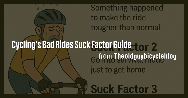 Cycling's Bad Rides Suck Factor Guide - Briefly