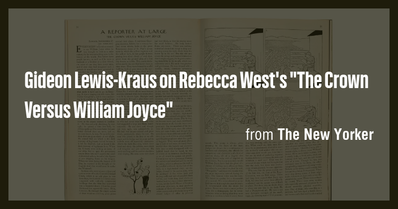 Gideon Lewis-Kraus on Rebecca West's 