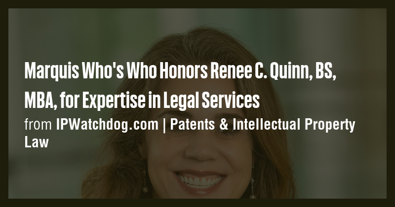 Marquis Who's Who Honors Renee C. Quinn, BS, MBA, for Expertise in ...