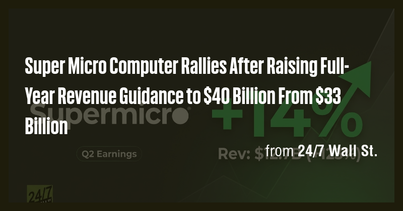 Super Micro Computer Rallies After Raising Full-Year Revenue Guidance ...