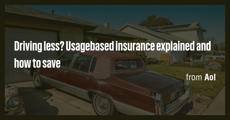 Driving less? Usagebased insurance explained and how to save - Briefly