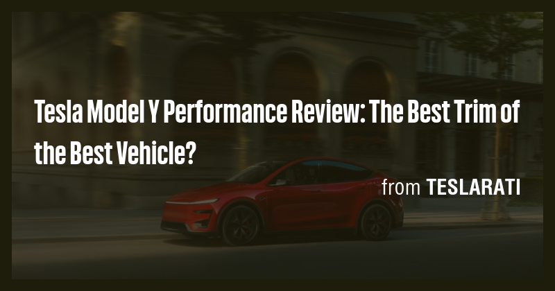 Tesla Model Y Performance Review: The Best Trim of the Best Vehicle ...