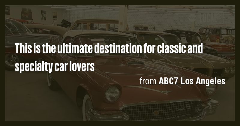 This is the ultimate destination for classic and specialty car lovers ...