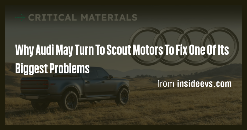 Why Audi May Turn To Scout Motors To Fix One Of Its Biggest Problems ...
