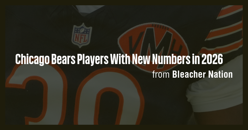 Chicago Bears Players With New Numbers in 2026 - Briefly