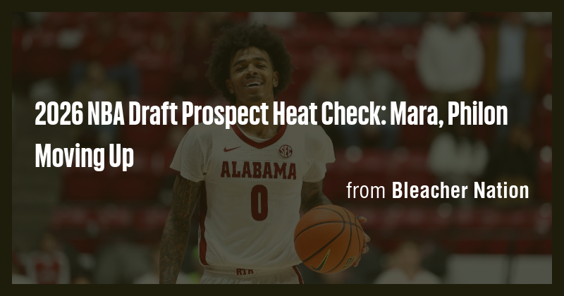2026 NBA Draft Prospect Heat Check: Mara, Philon Moving Up - Briefly