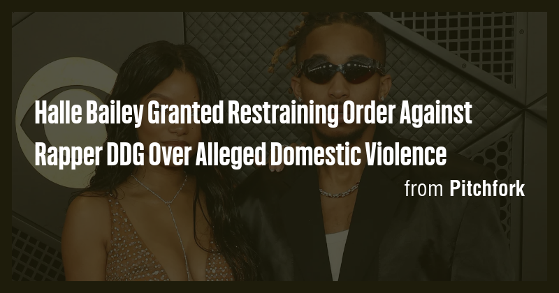 Halle Bailey Granted Restraining Order Against Rapper DDG Over Alleged ...