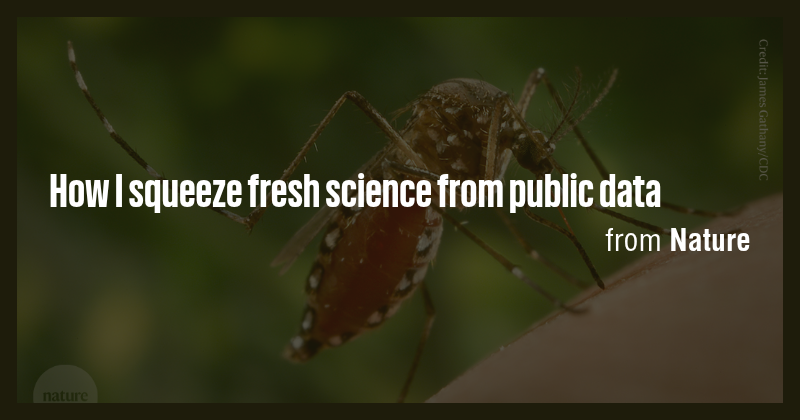 How I squeeze fresh science from public data - Briefly
