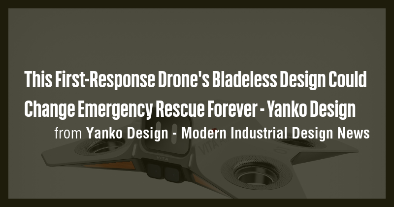 This First-Response Drone's Bladeless Design Could Change Emergency ...