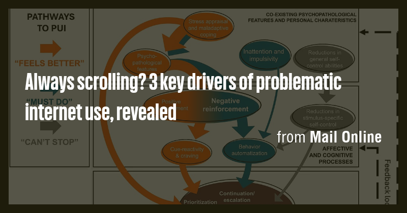 Always scrolling? 3 key drivers of problematic internet use, revealed ...