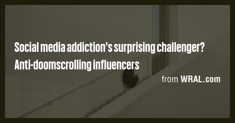 Social media addiction's surprising challenger? Anti-doomscrolling ...