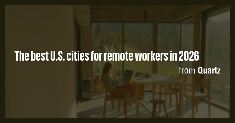 The best U.S. cities for remote workers in 2026 - Briefly