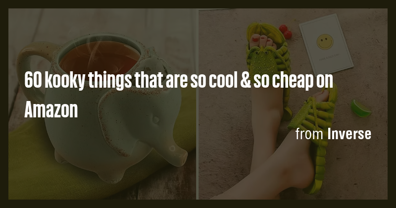 60 kooky things that are so cool & so cheap on Amazon - Briefly