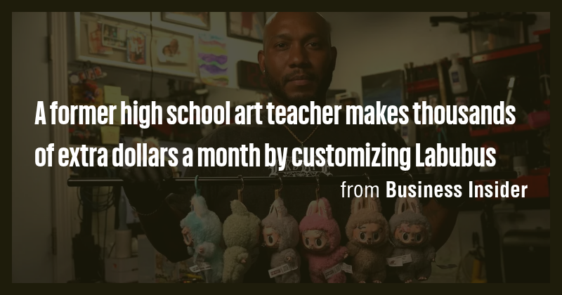 A former high school art teacher makes thousands of extra dollars a ...