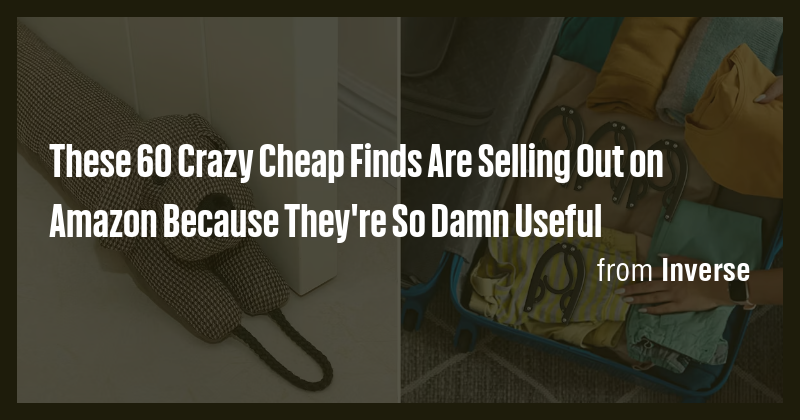 These 60 Crazy Cheap Finds Are Selling Out on Amazon Because They're So ...