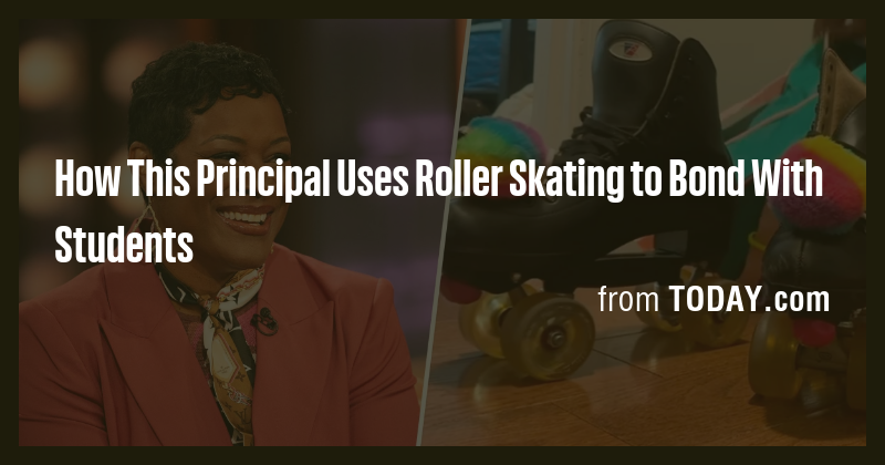 How This Principal Uses Roller Skating to Bond With Students - Briefly