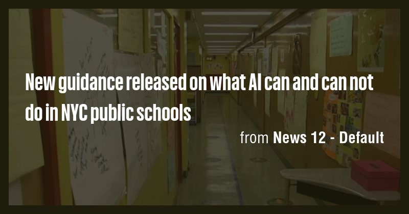 New guidance released on what AI can and can not do in NYC public ...