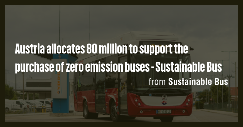 Austria allocates 80 million to support the purchase of zero emission ...