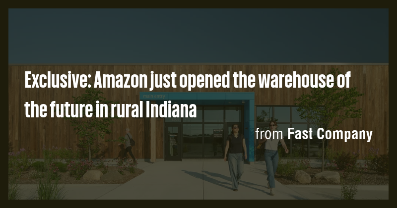Exclusive: Amazon just opened the warehouse of the future in rural ...