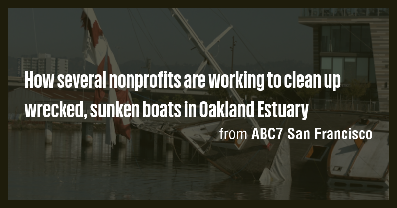 How several nonprofits are working to clean up wrecked, sunken boats in ...