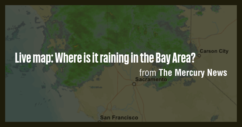 Live map: Where is it raining in the Bay Area? - Briefly