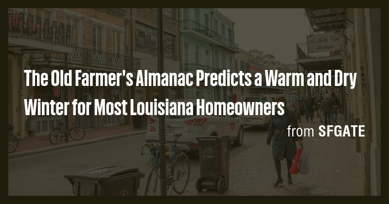 The Old Farmer's Almanac Predicts a Warm and Dry Winter for Most ...