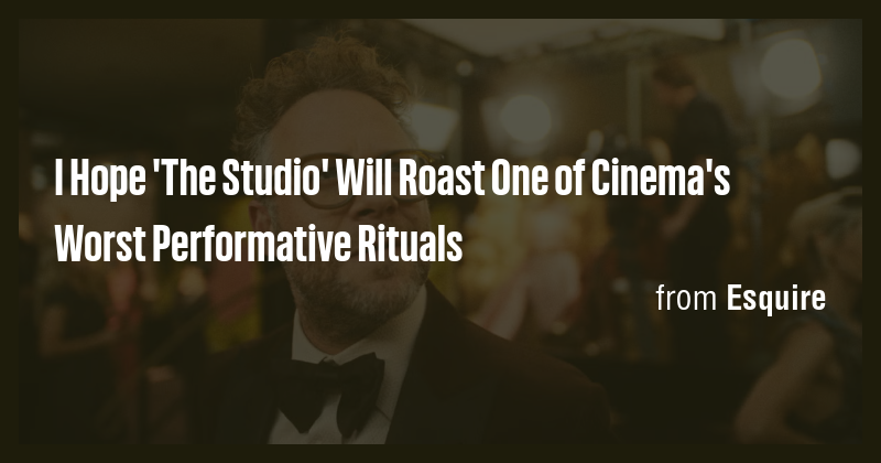 I Hope 'The Studio' Will Roast One of Cinema's Worst Performative ...