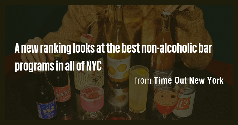 A new ranking looks at the best non-alcoholic bar programs in all of ...