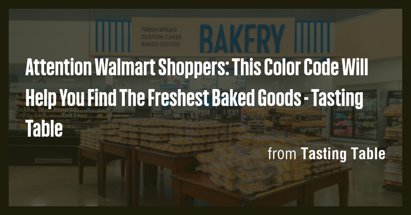 Attention Walmart Shoppers: This Color Code Will Help You Find The ...