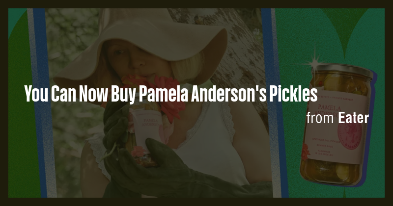 Curated visual reference: Gallery Detail: You Can Now Buy Pamela Anderson S Pickles
