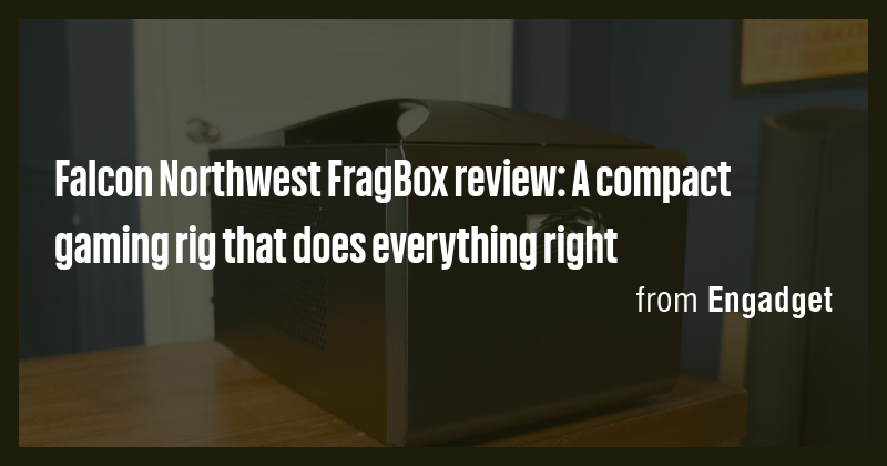 Falcon Northwest FragBox review: A compact gaming rig that does ...