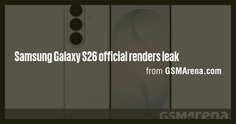 Samsung Galaxy S26 official renders leak - Briefly