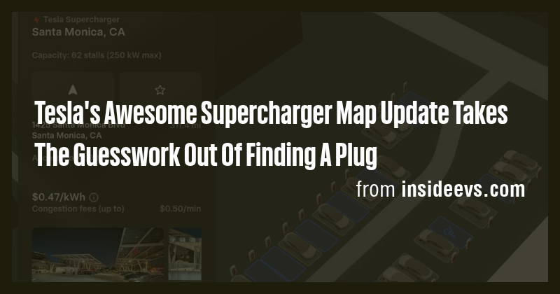 Tesla's Awesome Supercharger Map Update Takes The Guesswork Out Of ...