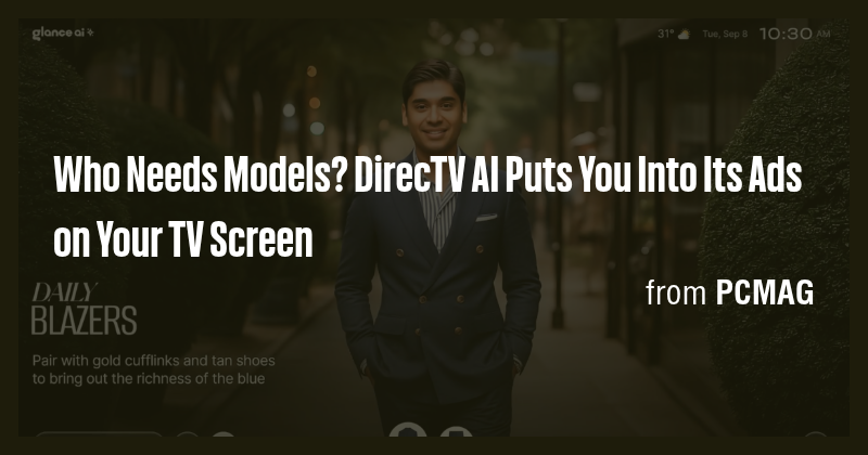 Who Needs Models? DirecTV AI Puts You Into Its Ads on Your TV Screen ...