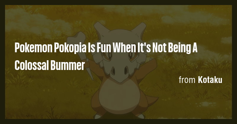 Pokemon Pokopia Is Fun When It's Not Being A Colossal Bummer - Briefly