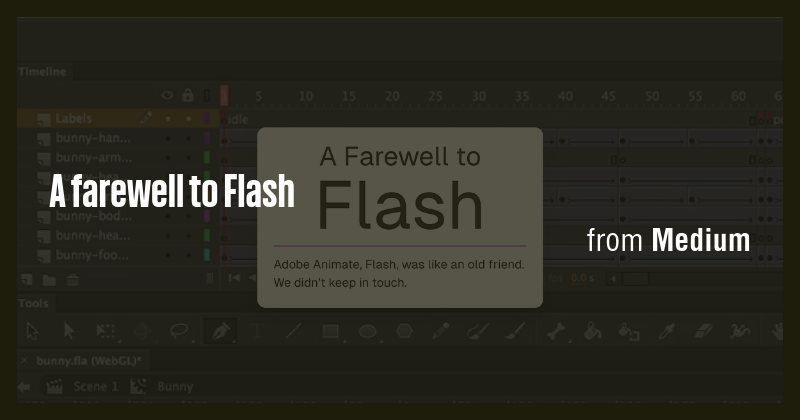 A farewell to Flash - Briefly