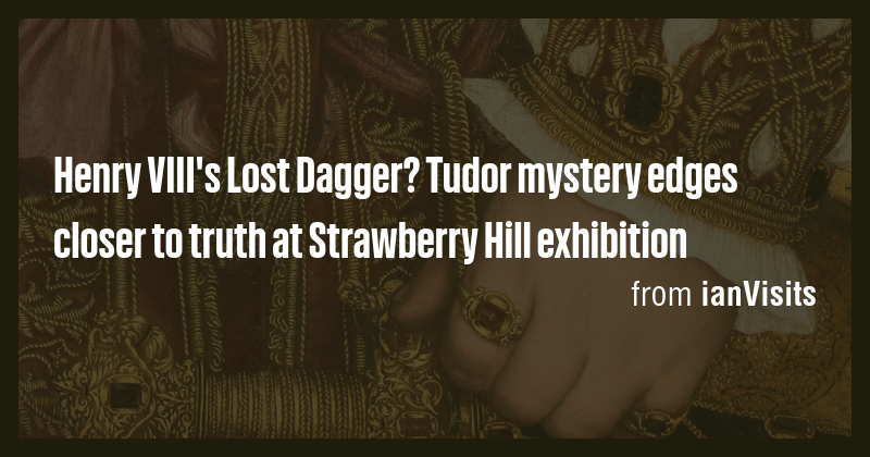 Henry VIII's Lost Dagger? Tudor mystery edges closer to truth at ...